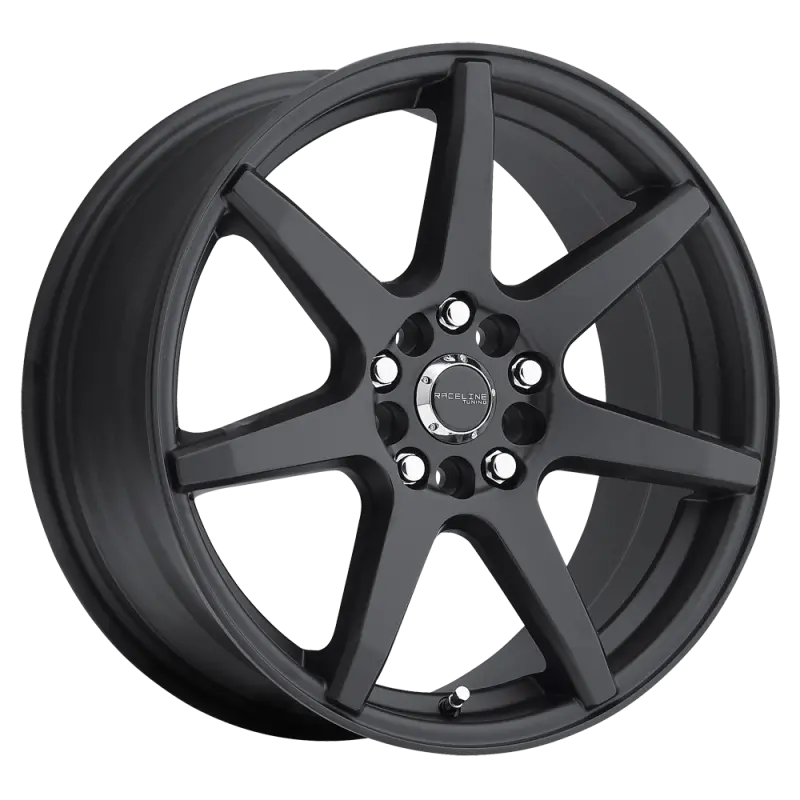 Raceline 131B Evo 17X7.5 Inch Satin Black Alloy Wheel – 5X108/5X114.3, 40Mm Offset, 72.62Mm Bore 1