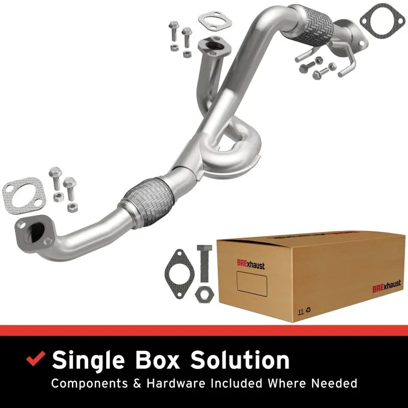 Bre Front Pipe Exhaust Kit For 2007–2009 Hyundai Santa Fe 2.7L V6 1