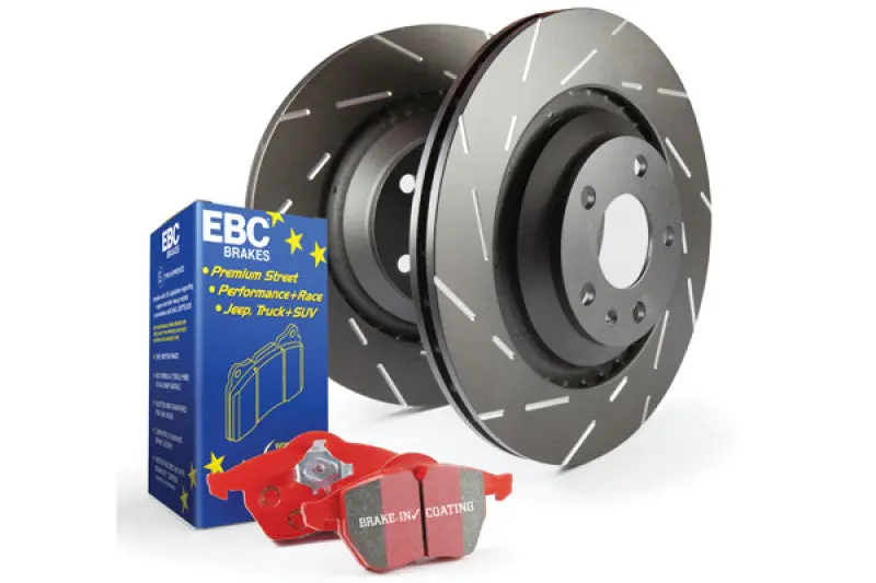 Ebc S4 Brake Upgrade Kit – Redstuff Performance Pads Paired With Usr Slotted Rotors 1