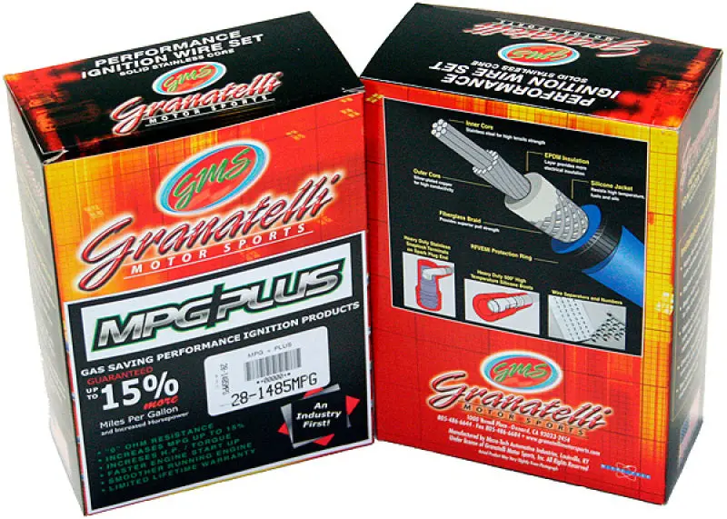 Granatelli Performance Ignition Wires For 1980–1982 Toyota Corolla 1.8L 4-Cylinder 1