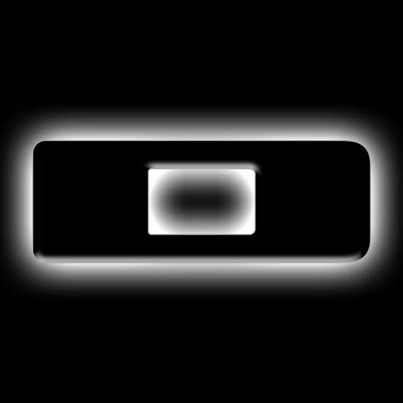 Oracle Illuminated Matte Black Led Letter Badge – Universal Fit, Model D 1