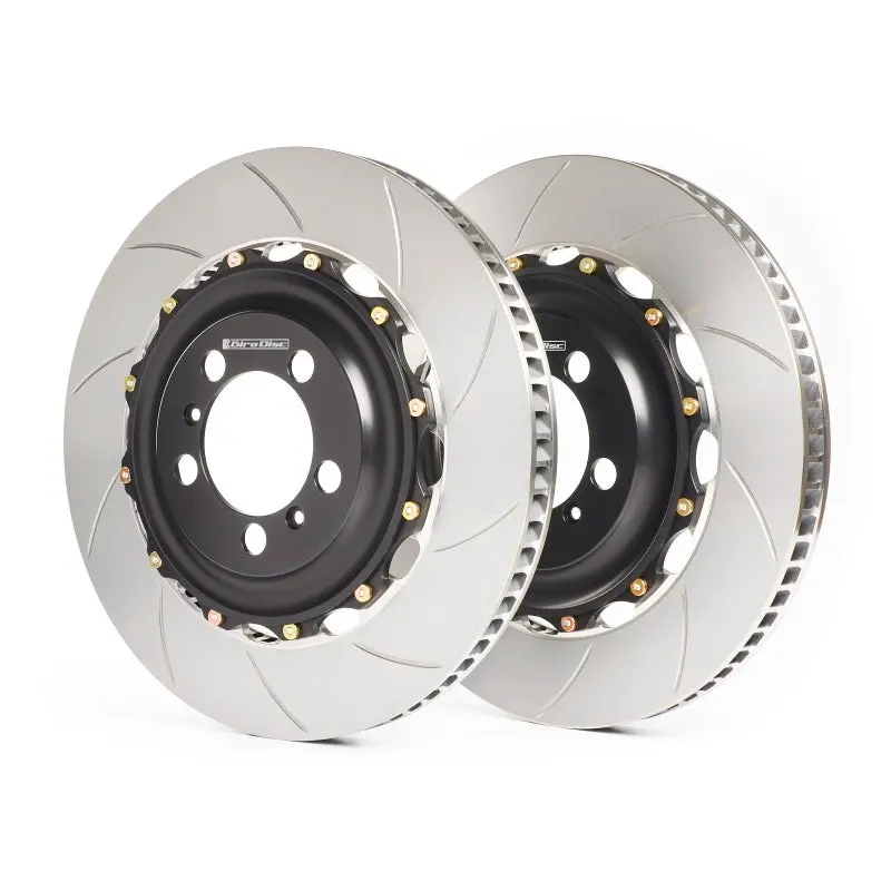 Girodisc Slotted Front Brake Rotors For 1997–2004 Audi A6 & Allroad (C5 W/ Brembo 18Z 6-Pot) 1