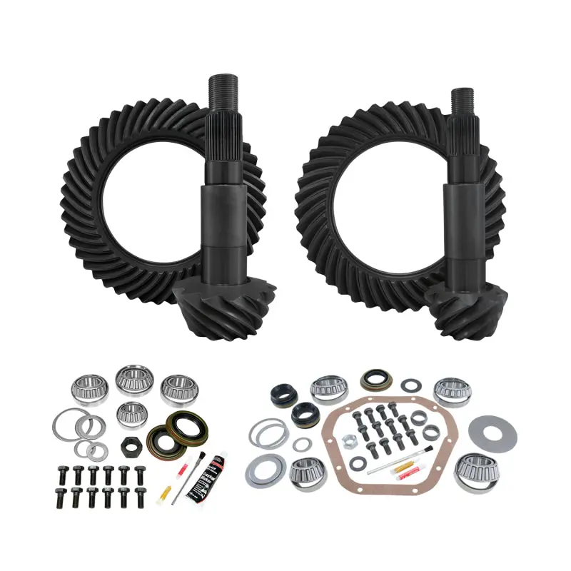 Yukon Gear Differential Install Kit: D60 Reverse Rotation Front & Thick D80 Rear For Ford F-350 (4.88 Ratio) 1