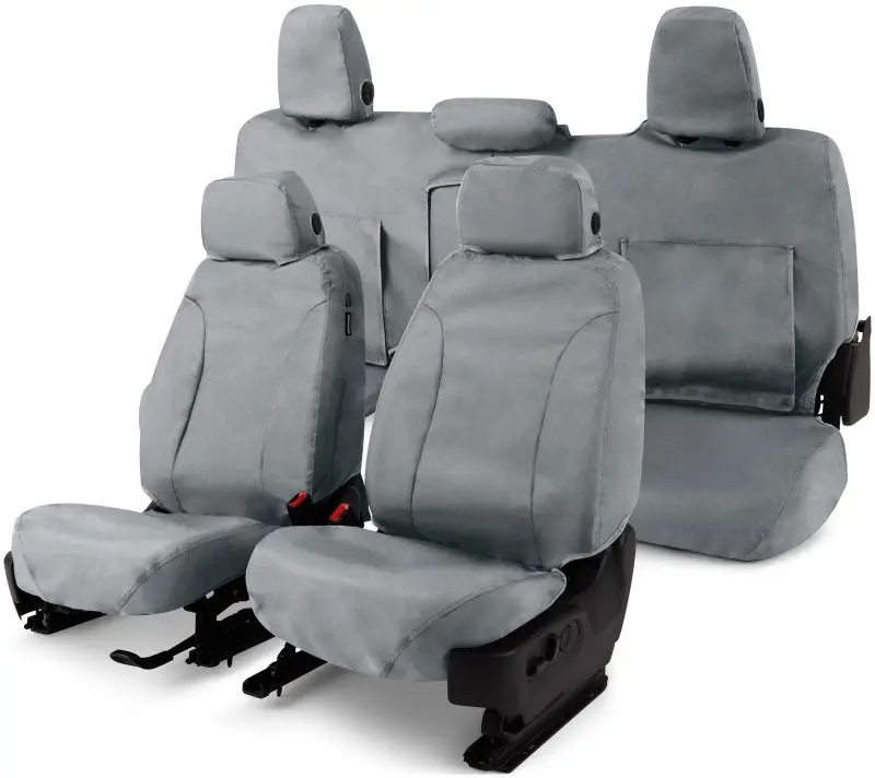 Covercraft 00-01 Ford F150 Waterproof Polyester Seatsaver Custom Second Row Seat Covers - Grey 1