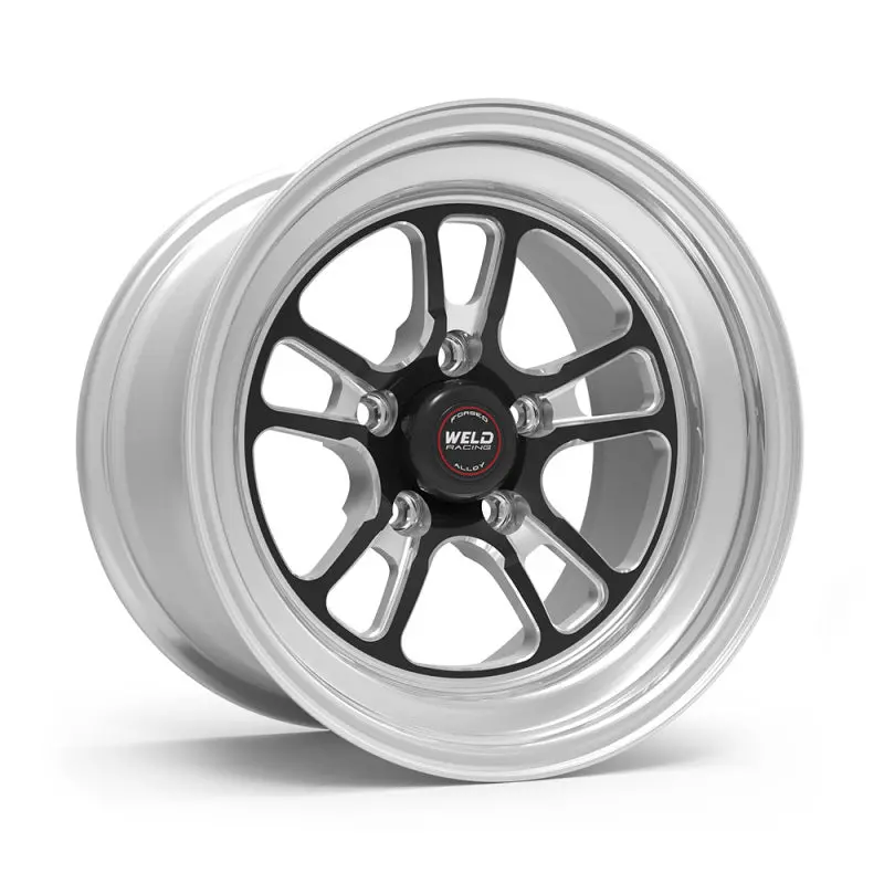 Weld S70 Rt-S 15X10In / 5X120.65 Bp / 7.5In. Bs - Black Center - Polished Shell Wheel 1