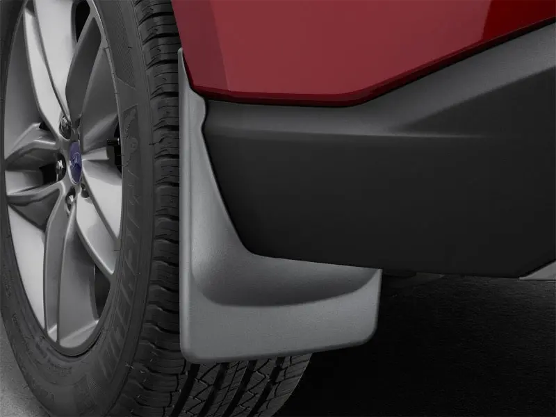 Weathertech 14-18 Jeep Cherokee (Non-Trailhawk/Overland Models Only) No Drill Mudflaps - Black 1
