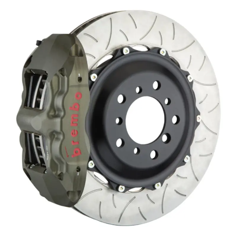 Brembo Pista Front Race Brake Kit For 1993–1995 Mazda Rx-7 – Two-Piece 355X32Mm Slotted Rotors, Type-3 Design 1