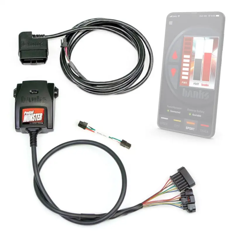 Banks Power Pedal Monster Throttle Response Controller – Standalone Molex Mx64 6-Way Interface (Phone-Compatible) 1