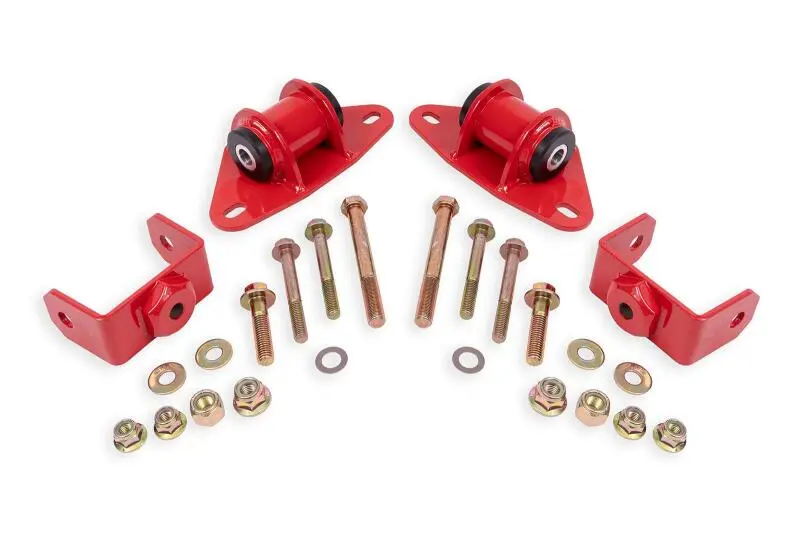 Bmr Motor Mount Kit For 2014–2019 Chevrolet Corvette – Red Polyurethane 1