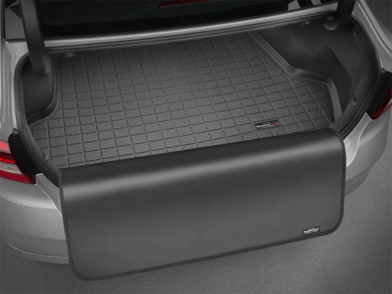 Weathertech Custom Cargo Liner With Bumper Protector – Black, Fits 2006–2013 Audi A3 5-Door Hatchback 2