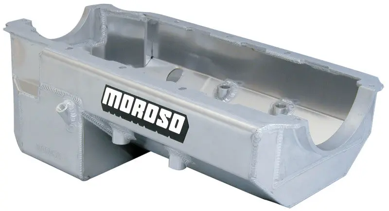Moroso Donovan 700/Drc2 Big Block (W/Double Power Kick Outs) Wet Sump 6-7Qt 8In Aluminum Oil Pan 1