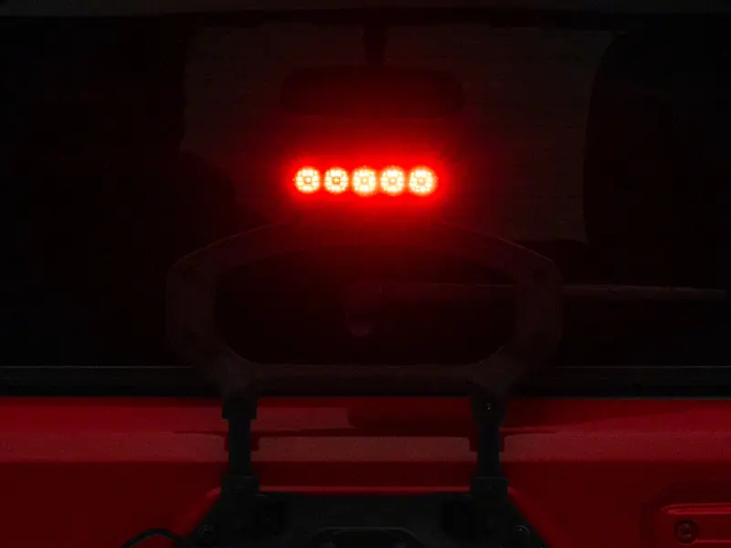 Raxiom Axial Series Red Led Third Brake Light For 2018–2023 Jeep Wrangler Jl 1