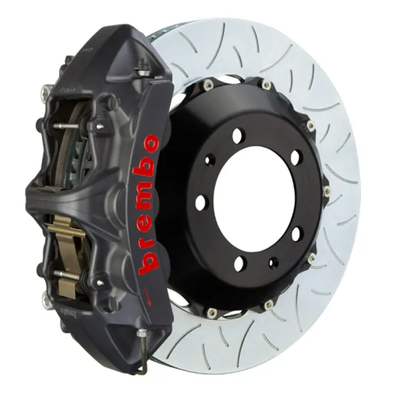 Brembo 99-01 Skyline Gtr Front Gts Bbk 6 Piston Cast 355X32 2Pc Rotor Slotted Type3-Black Ha 1