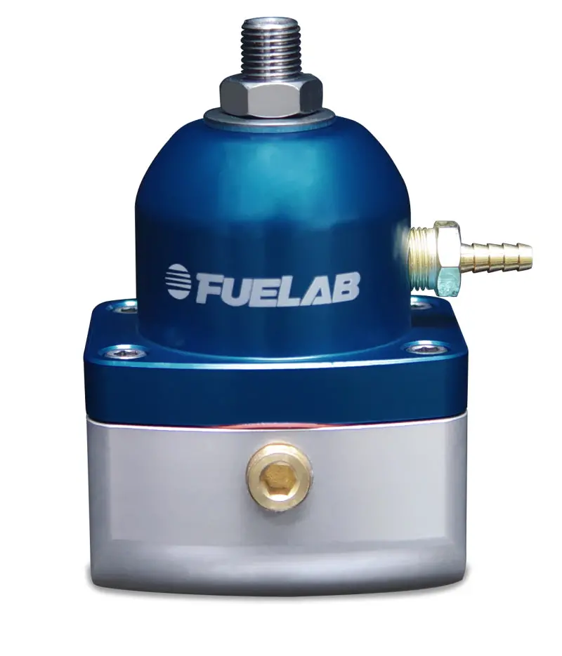 Fuelab 515 Efi Adjustable Fpr Large Seat 25-90 Psi (2) -10An In (1) -6An Return - Blue 1
