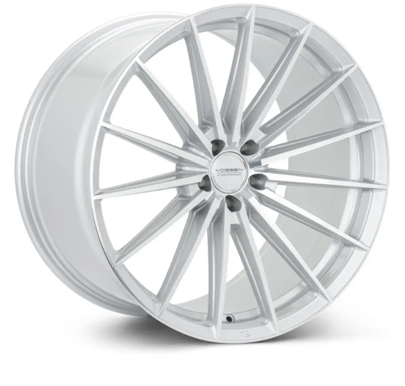 Vossen Hfx-4 Forged Aluminum Wheel – 23X10.5", 5X130 Bolt Pattern, Et25 Offset, Silver Polished Finish 1