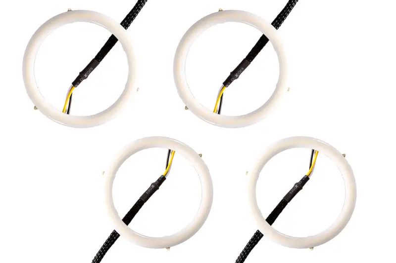 Diode Dynamics 70Mm & 80Mm Led Halo Ring Lights – Red Accent Kit 1