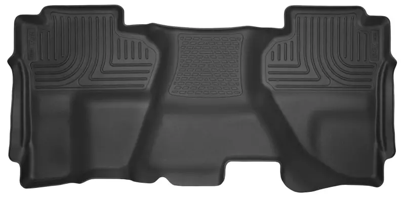 Husky Liners X-Act Contour Black Floor Liners For 2014–2015 Chevrolet Silverado Double Cab (2Nd Row) 1