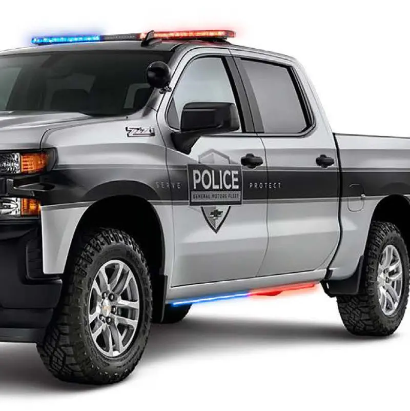 Putco Blade-Style Amber/White Sideliners For 2015–2024 Chevrolet Silverado & Gmc Sierra Hd 1