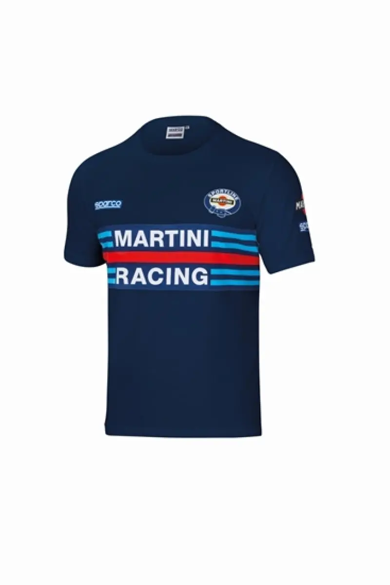 Sparco Martini-Racing Graphic T-Shirt – Navy, Size Xs 1