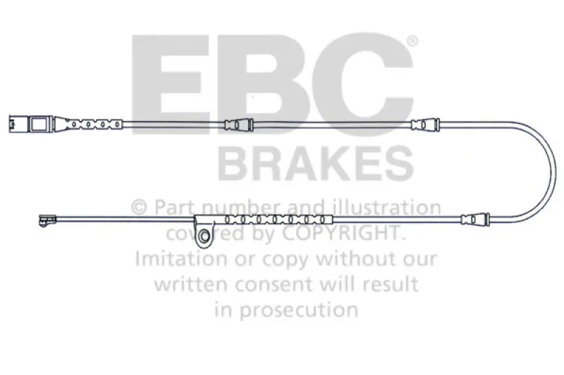 Ebc Front Brake Wear Sensors For 2010–2014 Bmw X5 4.4L Twin-Turbo Engines 1