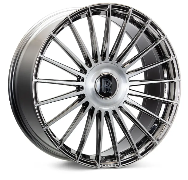 Vossen Hf-8 Forged Alloy Wheel – 22X9.5", 5X120 Bolt Pattern, Et15 Offset, 72.56Mm Center Bore, Emc Polished/Brushed Finish 1