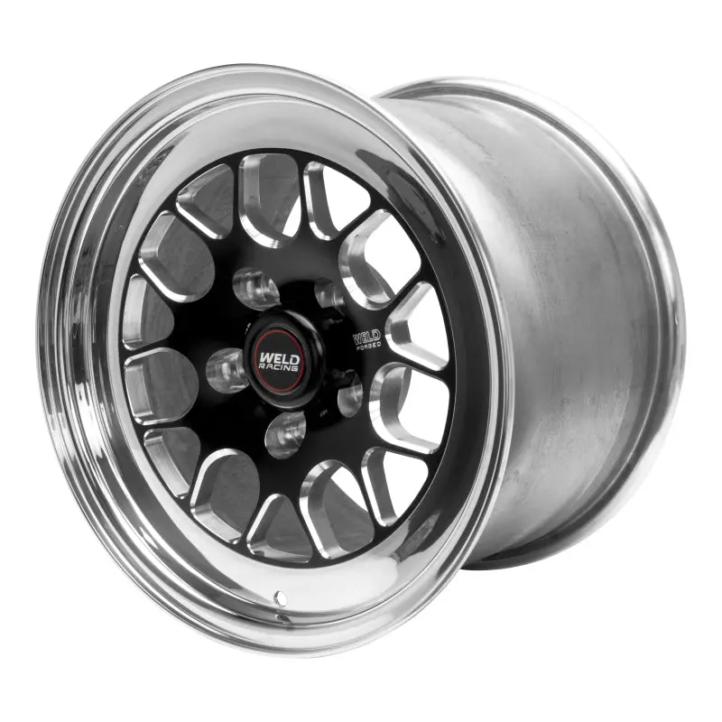 Weld S77 15X10.33 / 5X4.5 Bp / 6.5In. Bs Black Wheel (Medium Pad) - Non-Beadlock 1