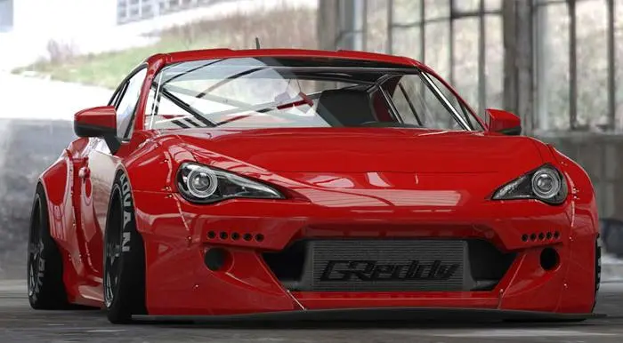 Greddy Aero Front Bumper For 2013+ Scion Fr-S / Toyota 86 (Rocket Bunny Version 2) 1