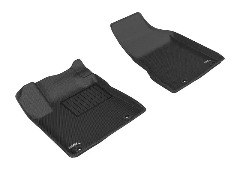 3D Maxpider Custom Fit Floor Mat For 2015–2018 Nissan Murano Kagu – First Row, Black 1