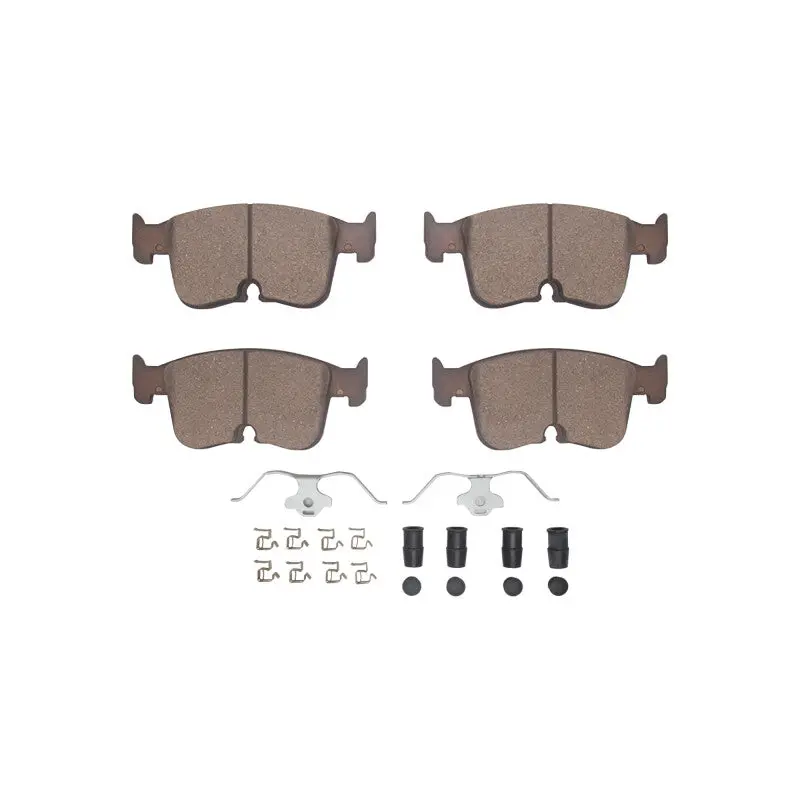 R1 Ceramic Front Brake Pad & Hardware Kit For 2022–2025 Audi A3 1
