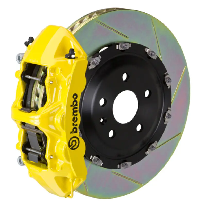 Brembo Gt Big Brake Kit – Front, 6-Piston Calipers With 380X34Mm Slotted Two-Piece Rotors For 2006–2012 Audi S3 (8P) 1