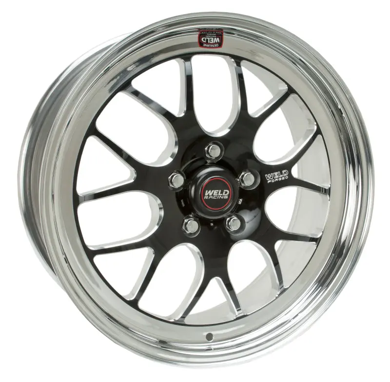 Weld S77 Black Non-Beadlock Wheel: 18X9.5", 5X4.75", 6.7" Backspace (Medium Pad) 1