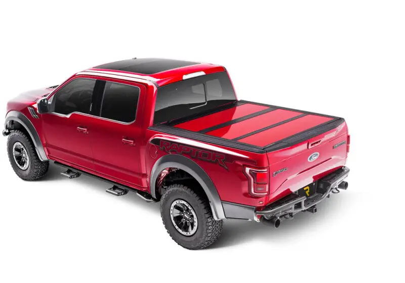 Undercover Fusion Retractable Truck Bed Cover For 2017–2018 Ford F-150 – 64.8" Length, Blue Lightning Effect 1