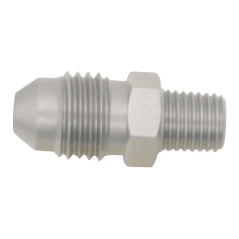 Deatschwerks 4An Male Flare To 1/16" Npt Male Adapter – Anodized Stainless Steel Fitting 1